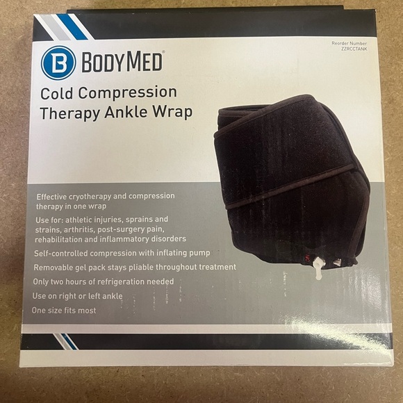 BodyMed Cold Compression Therapy Ankle Wrap - Picture 1 of 3